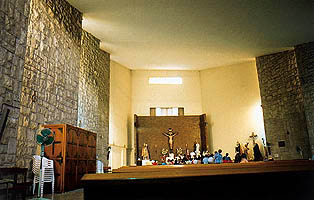 Iglesia de San Blas. Hacia 1960. Interior/San Blas church. Around 1960. Interior