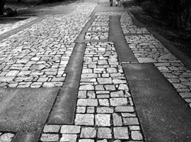 D. Pykionis. Detalles del solados del itinerario al Filopapou 1957/D. Pikionis. Detail of paving on the path to Filopappou Hill, 1957