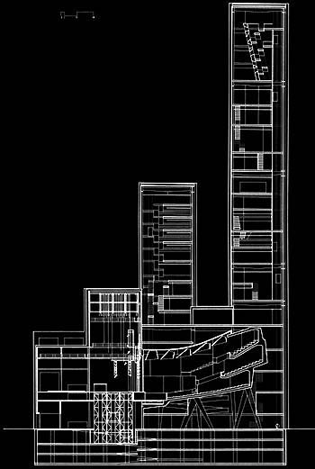 Seccion longitudinal / Longitudinal section