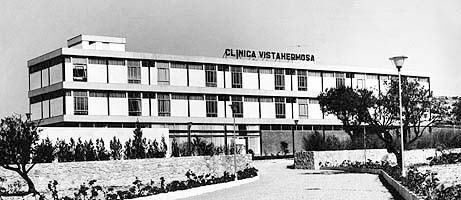Clnica Vistahermosa. Alicante 1960. Foto de poca / Vistahermosa Clinic, Alicante, 1960. Period photograph