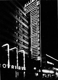 Torre de iluminación de la Europhaus/Europhaus lighting tower. Berlin. Otto Fisle. 1930