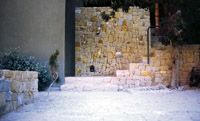 Detalle de un muro de piedra seca/Detail of a dry stone wall