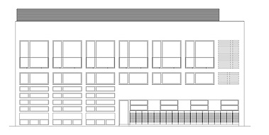 Alzado/Elevation on Calle Virgen del Rosario